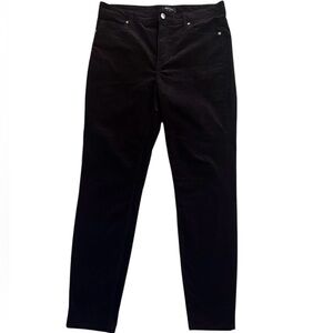 Well Worn Black Corduroy Woman’s Pants Size 10